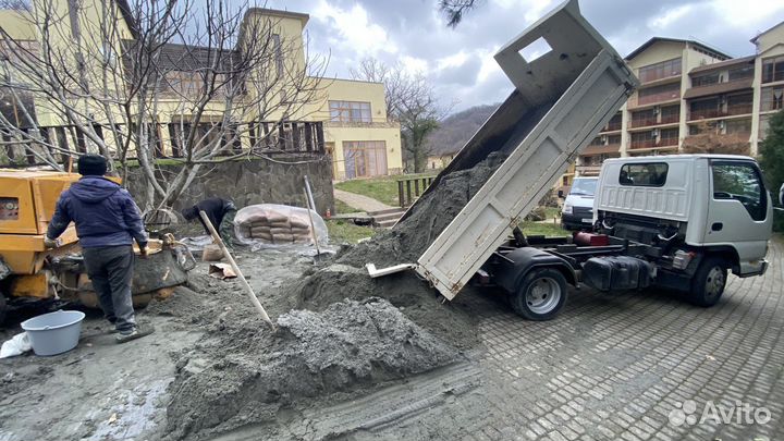 Песок щебень Грузоперевозки мини самосвал
