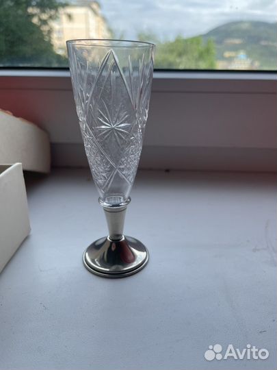 Хрустальные рюмки на ножке СССР