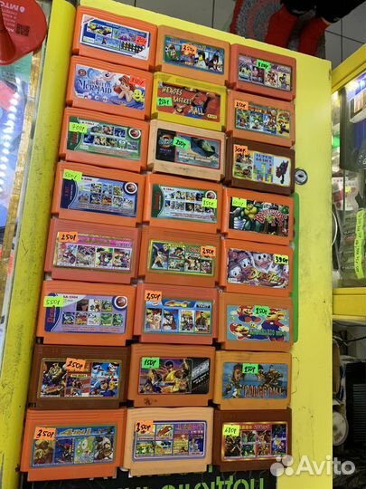 Игры Картриджи Кассеты на Dendy Денди