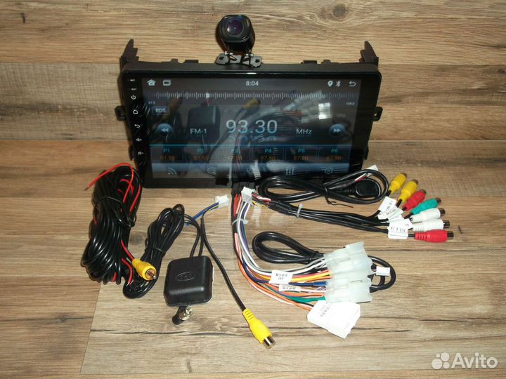 Магнитола Toyota Auris Android камера заднего вида