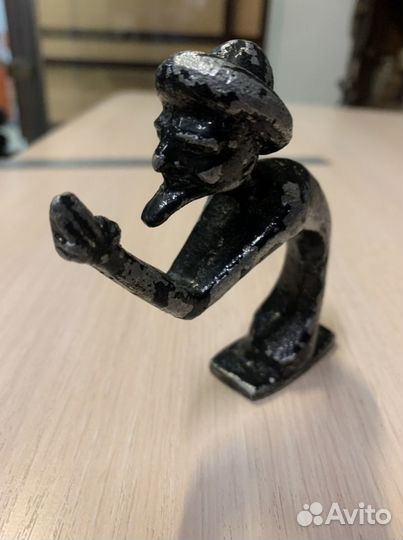 Статуэтка старец силумин