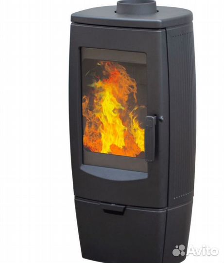 Печь gala, черная (plamen)