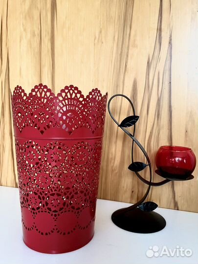 Декор кашпо подсвечник IKEA