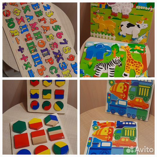 Новые Развивающие деревянные игрушки