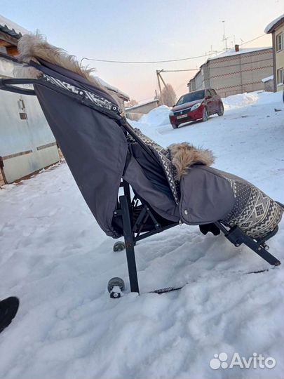 Коляска санки