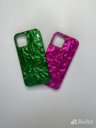 Чехол на iPhone 12 зеленый