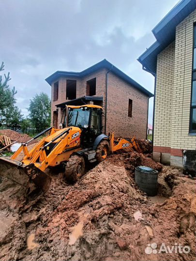 Аренда экскаватора погрузчика jcb