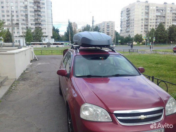 Автобокс на крышу Chevrolet Lacetti Broomer