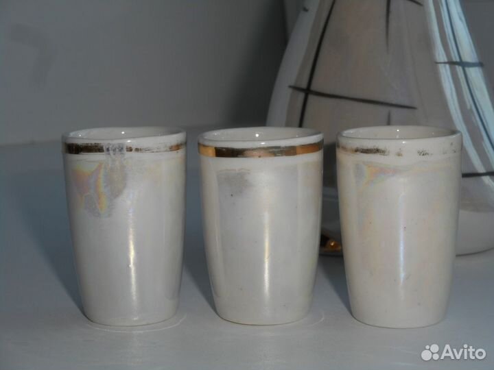 Графин с рюмками винтаж СССР,артель Прогресс 50-е