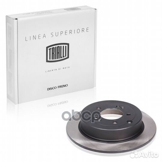 Диск тормозной зад DF0732S Trialli
