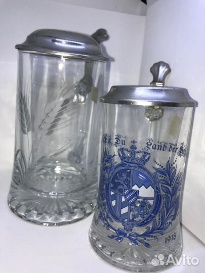 Пивная кружка с крышкой германия