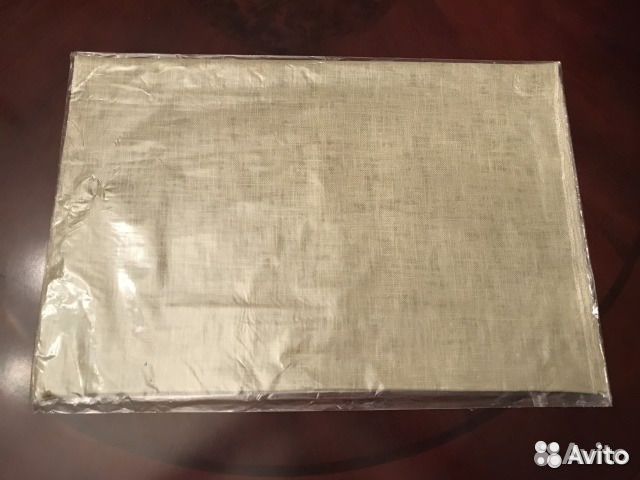 Салфетка дорожка новая для стола рогожка