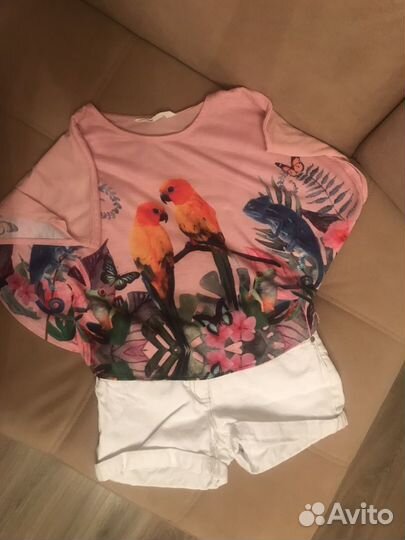 Шорты, футболки, топы Zara, h&m