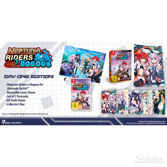 Neptunia Riders vs. Dogoos Nintendo Switch, английская версия