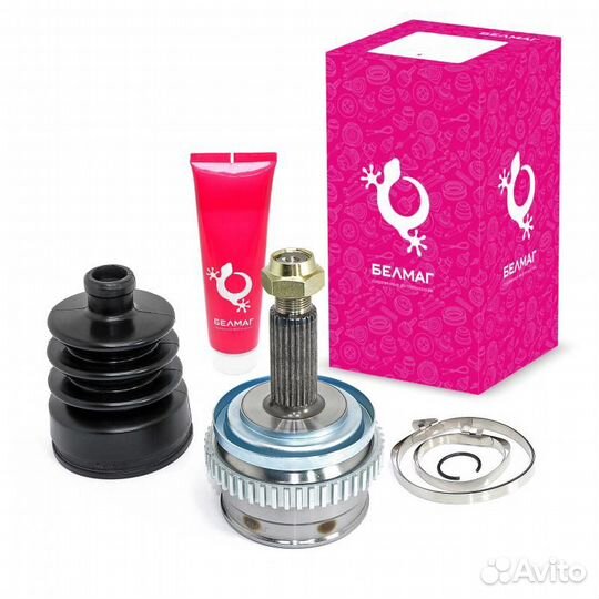 Шрус 21214 2123 chevrolet niva наружный с abs 24 шлица белмаг bm0356