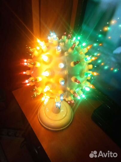 Коронавирус шар - гирлянда