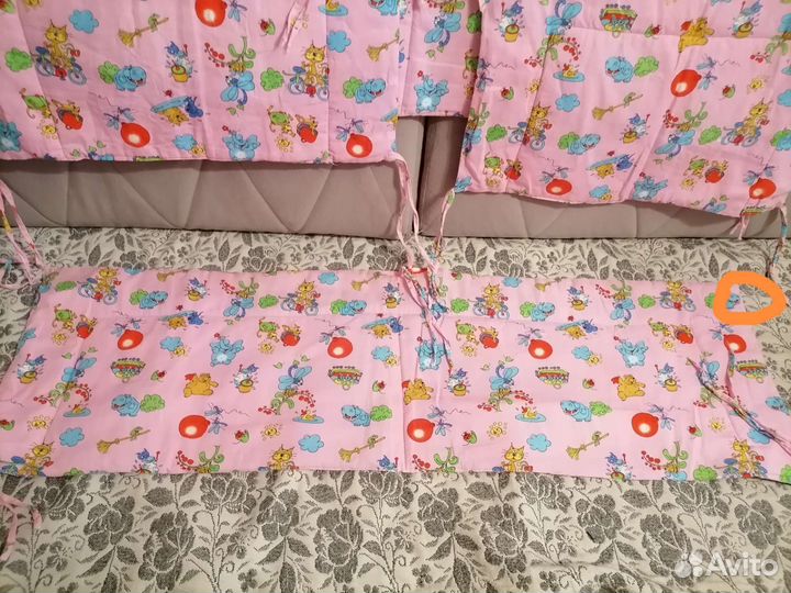 Бортики в детскую кроватку