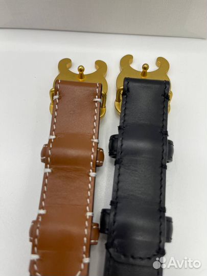 Ремень Celine натуральная кожа