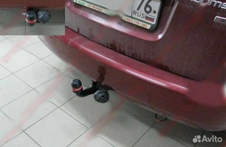 Фаркоп Шкода (Skoda) Roomster 2006-2010, 2010-2015