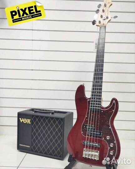 Бас гитара Harley Benton PJ-5 HTR Deluxe Series