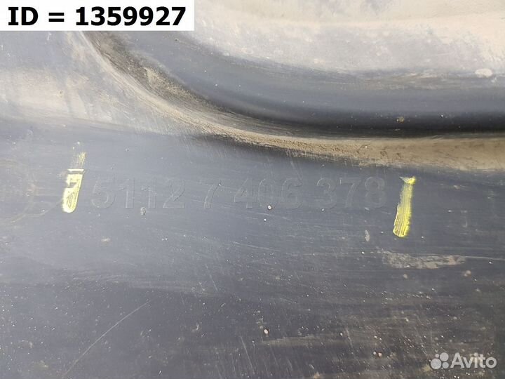 Спойлер заднего бампера mini Countryman