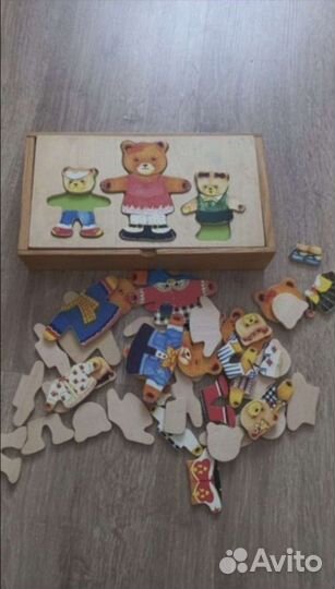 Игрушки деревянные