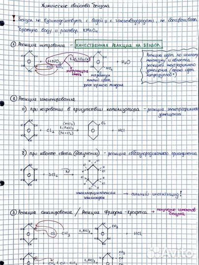 Конспекты для егэ по химии