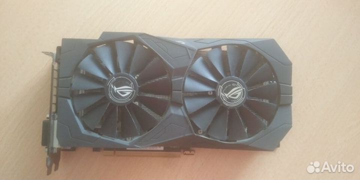 Видеокарта asus strix RX470 4GB