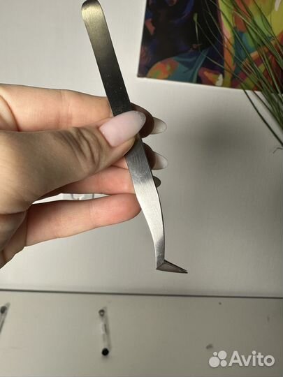 Пинцет для наращивания ресниц