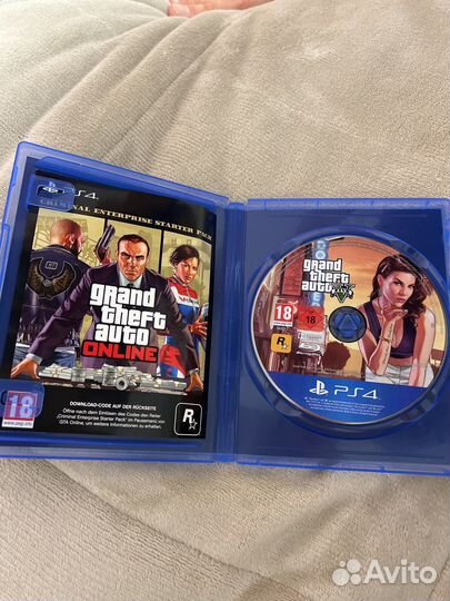 Диски для ps4 игра gta5