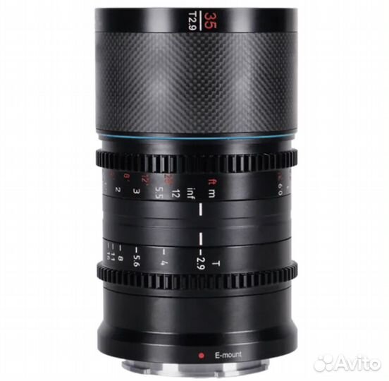 Объектив Sirui Saturn 35mm T2.9 1.6x FF Anamorphic