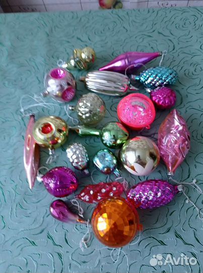 Новогодние елочные игрушки СССР