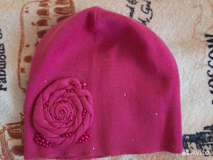 Шапка женская вязаная