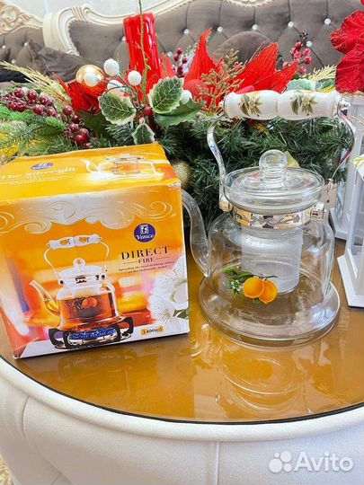 Чайник заварочный стеклянный