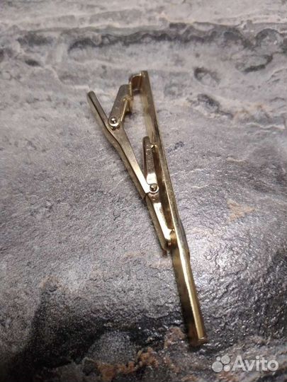 Зажим для галстука,платка,под золото,Америка