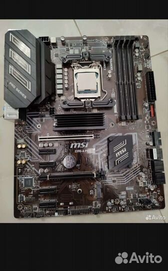 Комплект i5-9600k + мать Msi Z390 a Pro