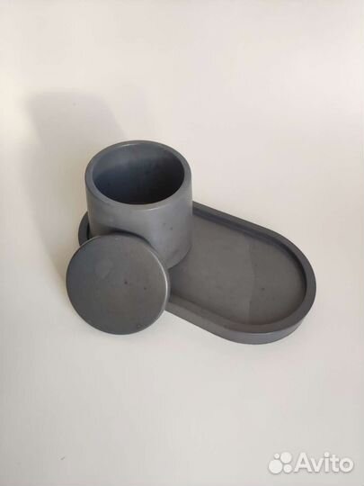 Бетонный подсвечник