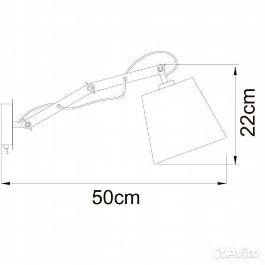 Настенный светильник бра италия