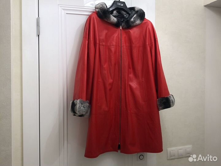 Кожанный плащ новый, Турция