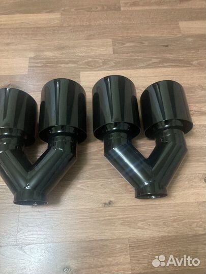 Насадки двойные черные E2-108SBR / E2-108SBL