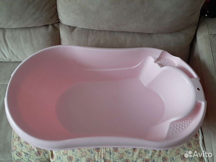 Детская ванночка+сидение для купания
