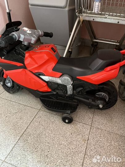 Детский мотоцикл на аккумуляторе бу