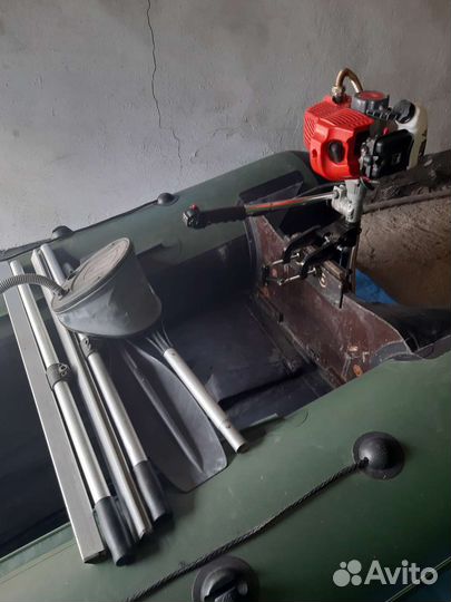 Надувная лодка пвх бу с мотором