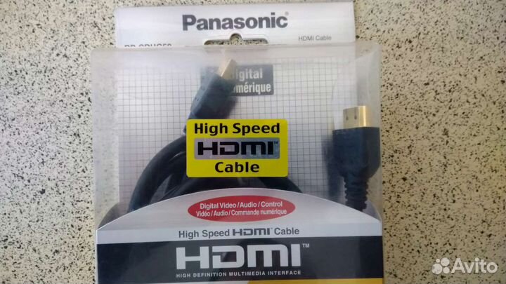 Фирменный кабель hdmi Panasonic 5m