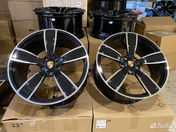 Комплект 20” кованых разношироких колес для Cayenn