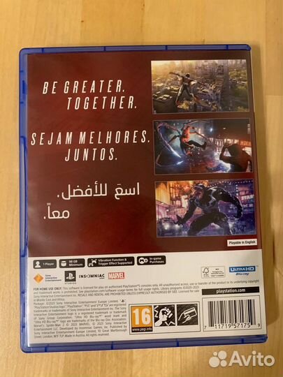 Человек паук 2 ps5 диск