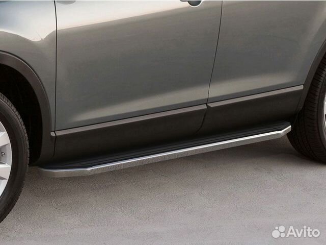 Подножки боковые пороги Volkswagen Touareg I 7L, 2