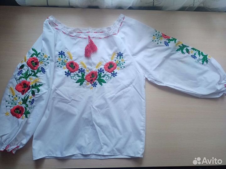 Сорочка с вышивкой рост 128, 134