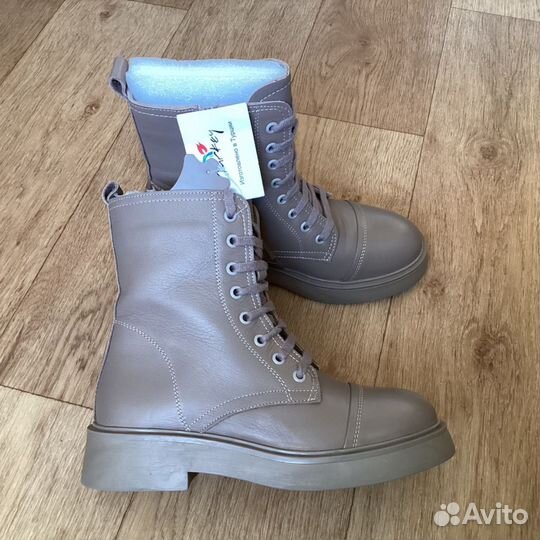 Новые ботинки,натур.к,Турция,38