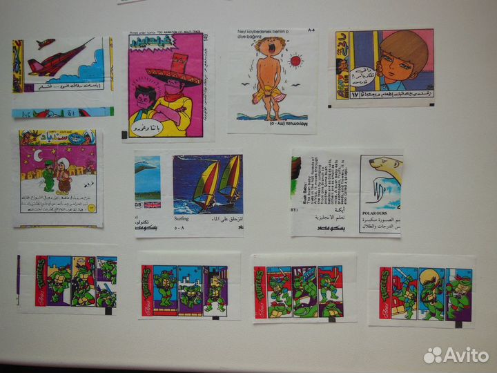 Редкие вкладыши от жевачек